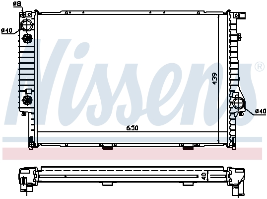 Nissens Radiateur 60748A