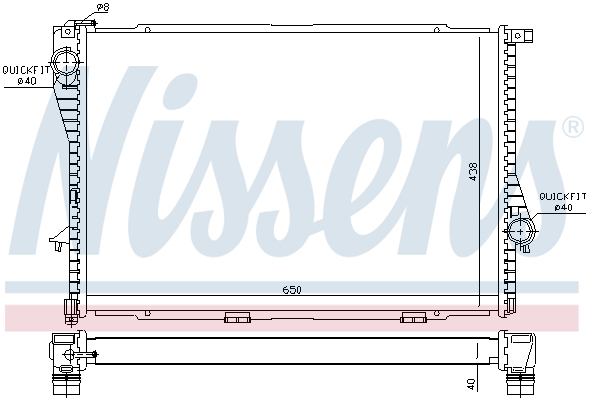 Nissens Radiateur 60754A