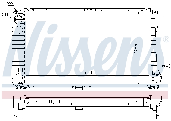 Nissens Radiateur 60757A