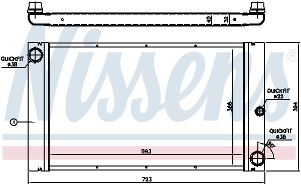 Nissens Radiateur 60762