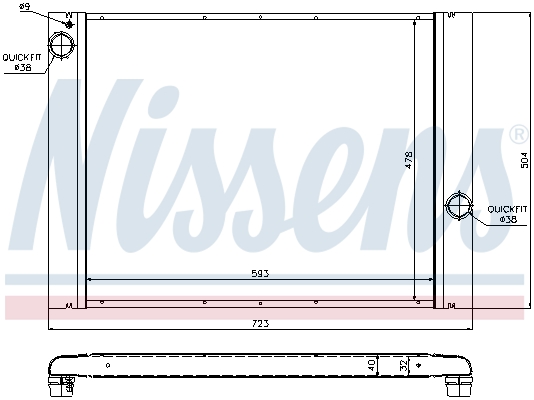 Nissens Radiateur 60764