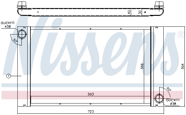 Nissens Radiateur 60765