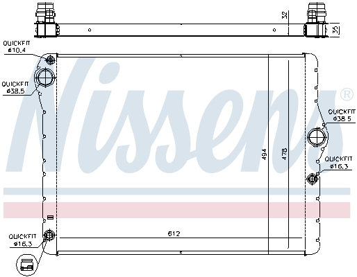 Nissens Radiateur 60779