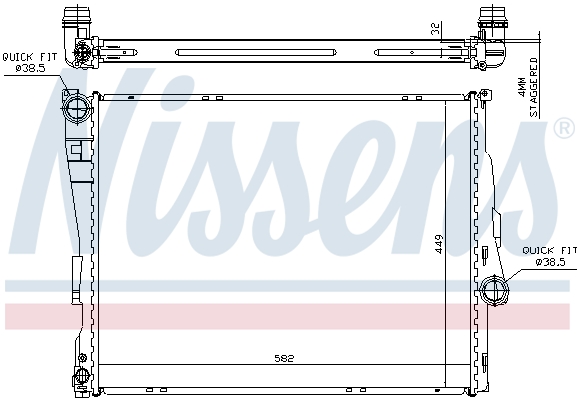 Nissens Radiateur 60782A