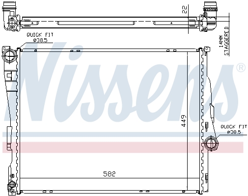 Nissens Radiateur 60784A