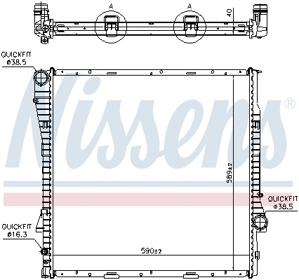 Nissens Radiateur 60787A