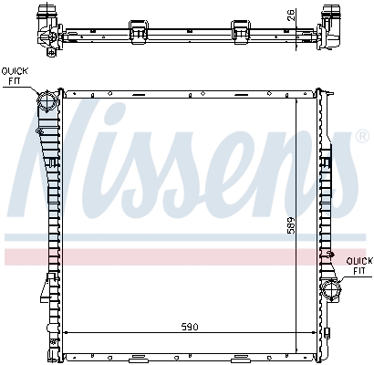 Nissens Radiateur 60789A