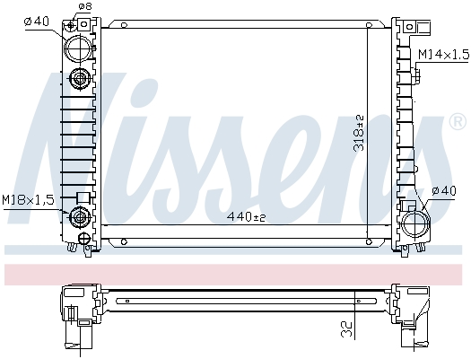 Nissens Radiateur 60796A