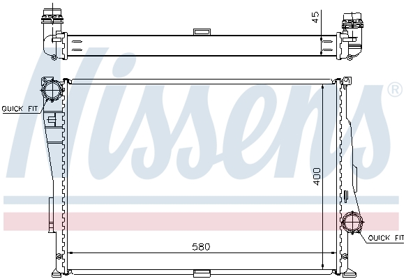 Nissens Radiateur 60806