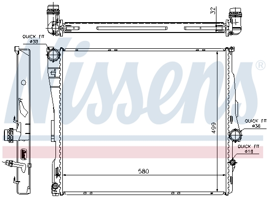 Nissens Radiateur 60807