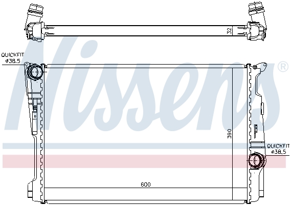 Nissens Radiateur 60808