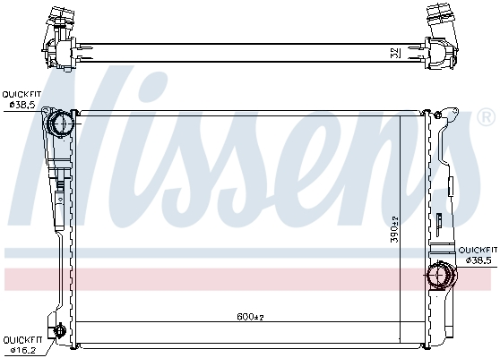 Nissens Radiateur 60809