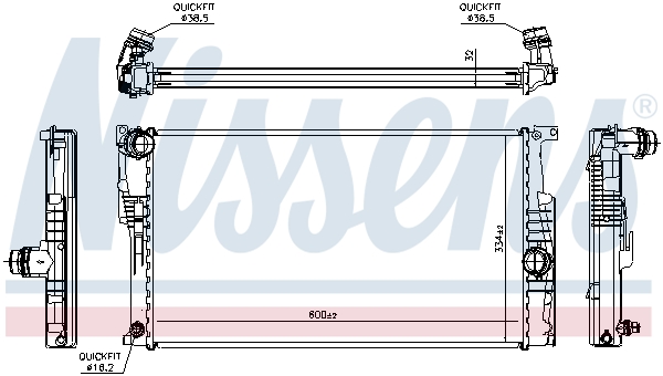 Nissens Radiateur 60815