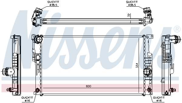 Nissens Radiateur 60817