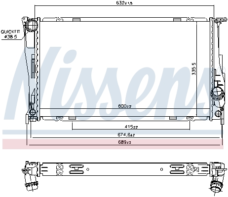 Nissens Radiateur 60832