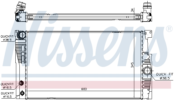 Nissens Radiateur 60836