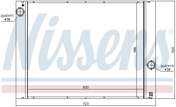 Nissens Radiateur 60848