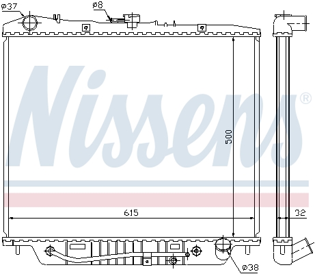 Nissens Radiateur 60852