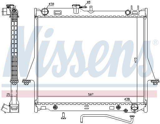 Nissens Radiateur 60854