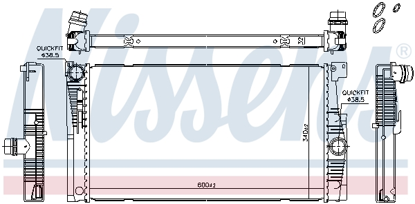 Nissens Radiateur 60857