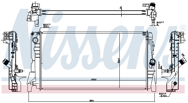 Nissens Radiateur 60863