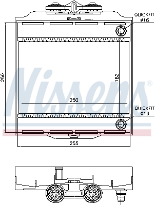 Nissens Radiateur 60874