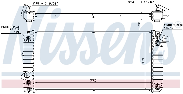 Nissens Radiateur 608841