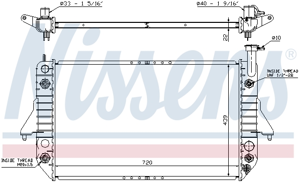 Nissens Radiateur 60908