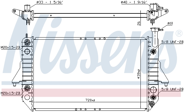 Nissens Radiateur 60909