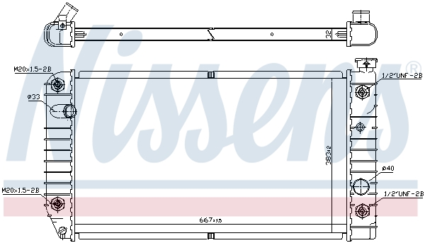 Nissens Radiateur 60968