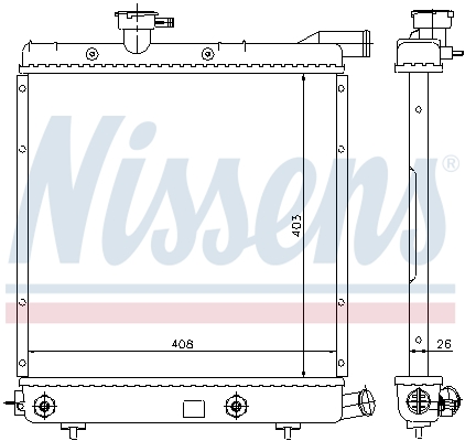 Nissens Radiateur 60979