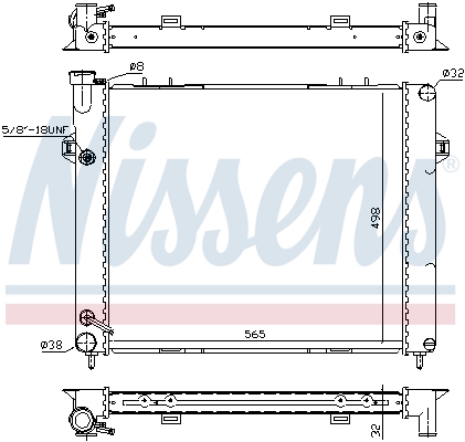 Nissens Radiateur 609891