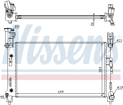 Radiateur Nissens 60996A