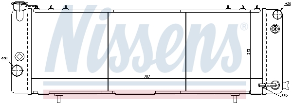 Nissens Radiateur 61001