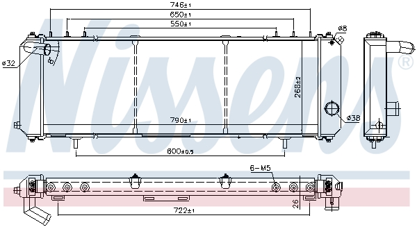 Nissens Radiateur 61008