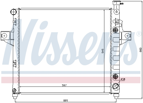 Nissens Radiateur 61010