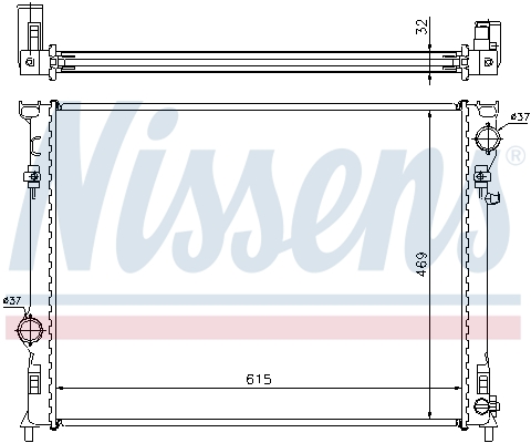 Nissens Radiateur 61014A