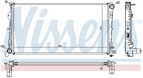 Nissens Radiateur 61018A