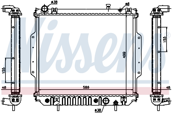 Nissens Radiateur 61020A