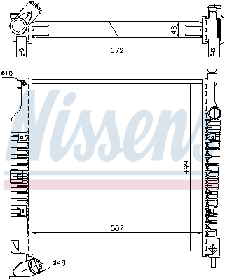 Nissens Radiateur 61021A