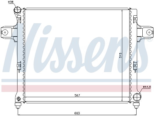 Nissens Radiateur 61022