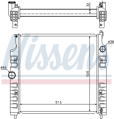 Nissens Radiateur 61026