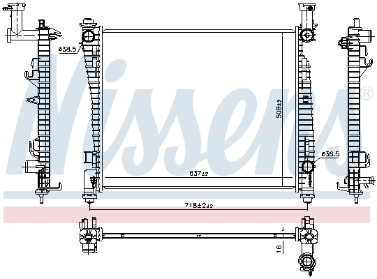 Nissens Radiateur 61032