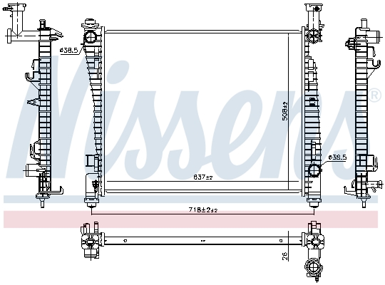 Nissens Radiateur 61033