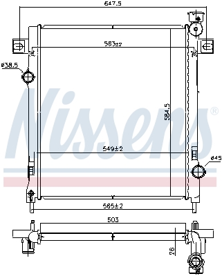 Nissens Radiateur 61035