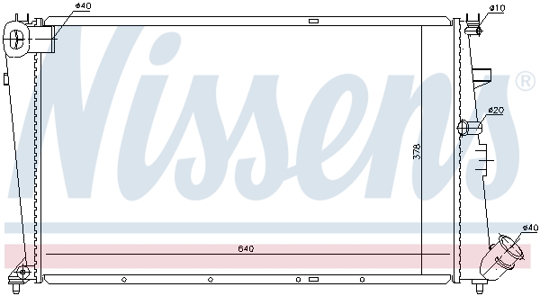 Nissens Radiateur 61233