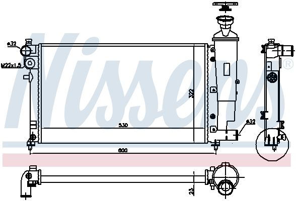 Nissens Radiateur 61276