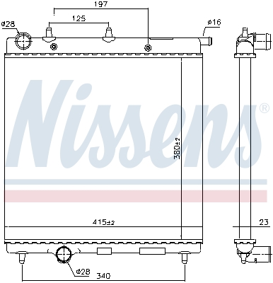 Nissens Radiateur 61277