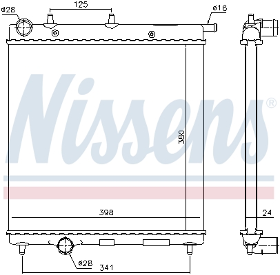 Nissens Radiateur 61278