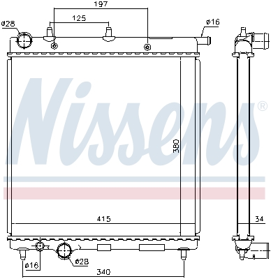 Nissens Radiateur 61279